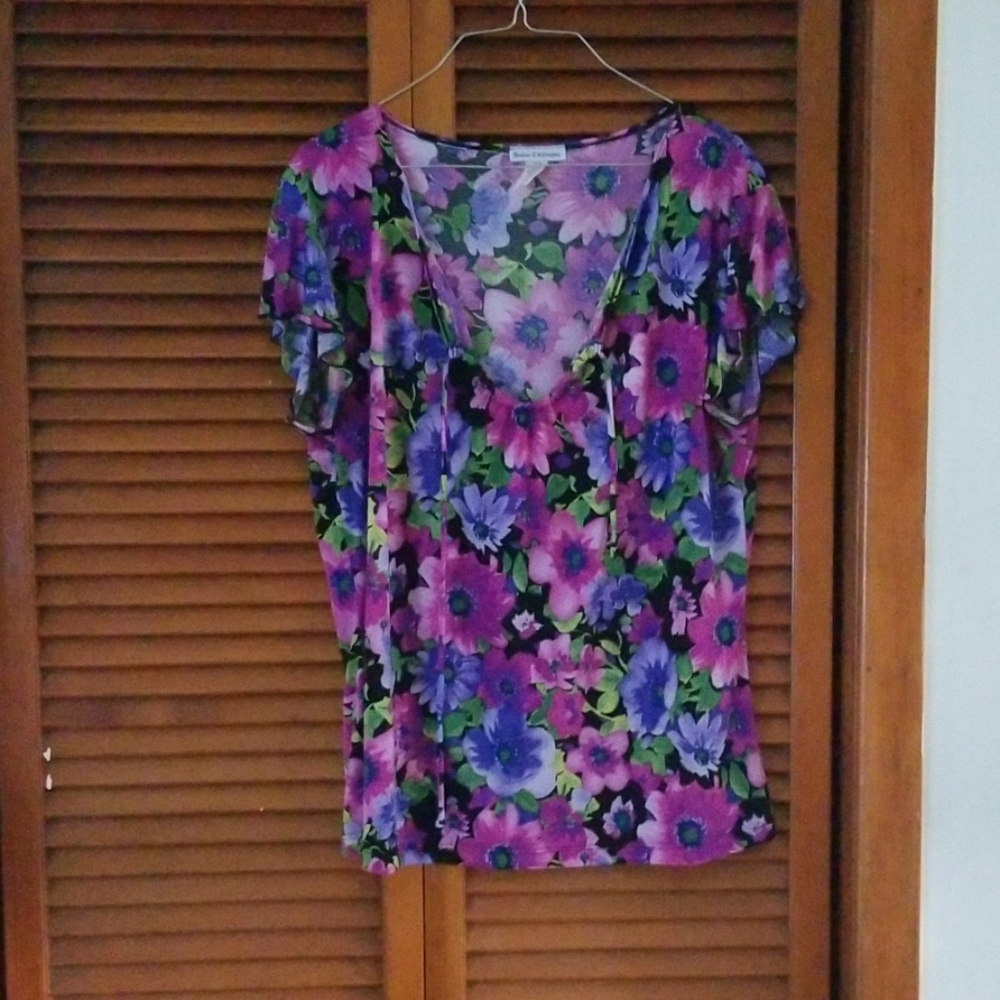 Flowered blouse